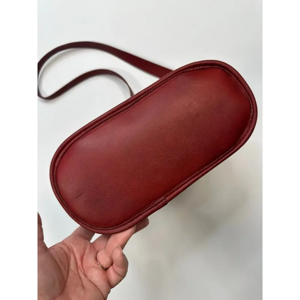 Vintage 1990’s Coach Bleeker Bucket Bag 4153 Red Leather Shoulder Bag - Picture 4 of 12